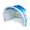 Hassle free instant advertising shelters