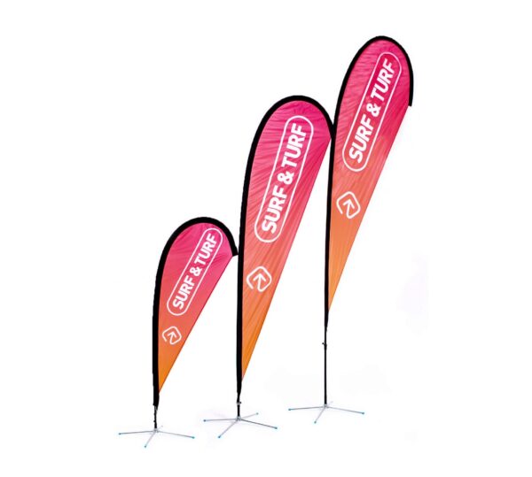 Tear Drop Flags