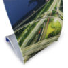 Stretch fabric snake stand hero frame lower detail